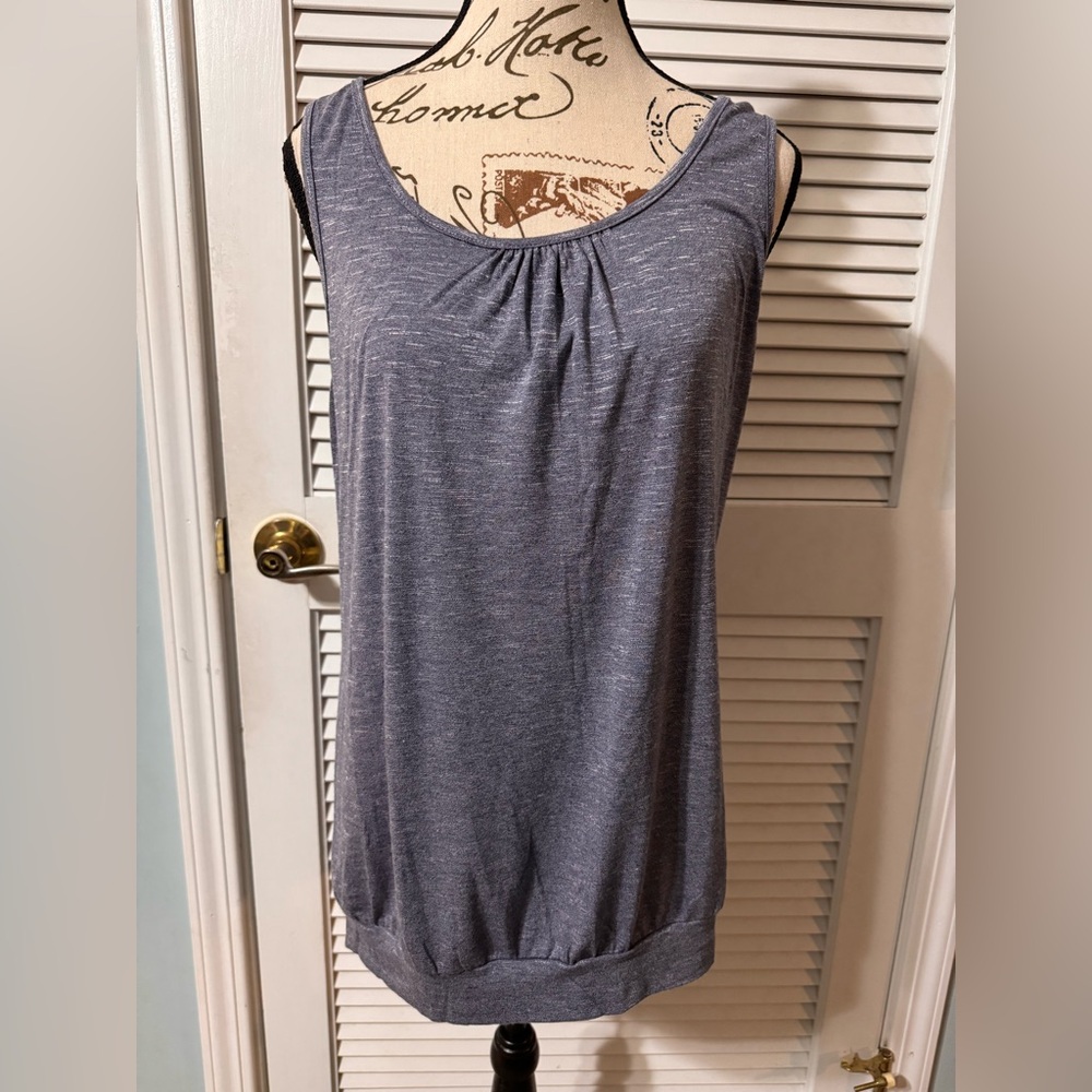 Traleubie Blue Sleeveless Women's Tank Top
